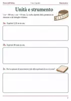 anteprima - Esercizi - Misurare lunghezze prima media - Pagina 1