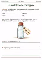 anteprima - Esercizi - Tempo, massa e capacità – 5 fascicoli di matematica, prima media - Pagina 1