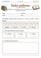anteprima - Esercizi - Tabelle di frequenza esercizi prima media - Pagina di copertina