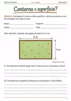 anteprima - Esercizi - Figure e problemi geometrici – 5 fascicoli di matematica, prima media - Pagina 1