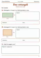 anteprima - Esercizi - Perimetro e area esercizi per la prima media - Pagina 3