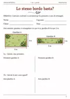 anteprima - Esercizi - Uguale perimetro, aree diverse prima media - Pagina di copertina