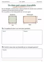 anteprima - Esercizi - Dati mancanti in geometria esercizi prima media - Pagina 1