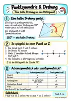 Vorschau - Merkblätter - Spickzettel - Symmetrie & Spiegelung: Spiegelachse, Mittelpunkt und Drehung | Mathematik | Klasse 5–7 - Seite 2