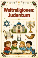 Vorschau - Arbeitsblätter - Weltreligionen: Das Judentum - Deckblatt
