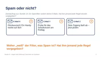 Vorschau - Stundenentwürfe - Informatik & Medienbildung Klasse 10 (neuer Bildungsplan) – Baustein C: Datenbasierte Systeme | 4 komplette Stunden - Seite 1
