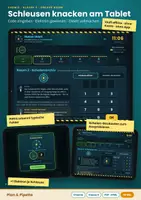 Vorschau - Arbeitsblätter - Escape Room Atombau und Ionen Chemie Klasse 9: Station Oktett – Rätselkarten + digitale Code-Eingabe | Schalenmodell, Isotope, Edelgaskonfiguration, Ionenbildung - Seite 3