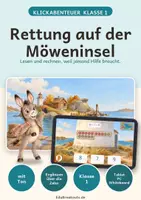 Vorschau - Spiele - Ergänzen über die Zehn Klasse 1 interaktiv vorgelesen | Rettung auf der Möweninsel - Deckblatt