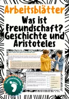 Vorschau - Arbeitsblätter - Was ist Freundschaft? Alltagsgeschichte und Aristoteles, Kl. 5/6 - Deckblatt