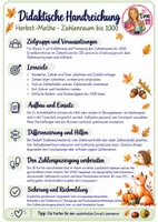 Vorschau - Arbeitsblätter - Herbst-Mathe Zahlen bis 1000 Orientierung und erstes Rechnen im Zahlenraum 1000 & Rechenspaziergang - Seite 1