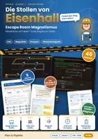 Vorschau - Arbeitsblätter - Escape Room Magnetismus Physik Klasse 7: Die Stollen von Eisenhall – Rätselkarten + digitale Code-Eingabe | Magnetische Stoffe, Pole, Magnetfeld, Kompass, Elementarmagnete - Deckblatt