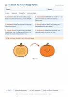 Vorschau - Arbeitsblätter - Der Kürbis von innen – Klapp-Kürbis basteln und beschriften, 3-fach differenziert (Halloween/Herbst, Klasse 1/2) - Seite 3