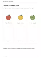 Vorschau - Arbeitsblätter - Unser kleiner Apfelmarkt – Zählen bis 6, Mengen vergleichen & Rollenspiel | Kita 3–6 Jahre - Seite 2