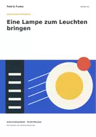Vorschau - Arbeitsblätter - Eine Lampe zum Leuchten bringen | Physik Klasse 5/6 | Experiment und Arbeitsblätter - Seite 1