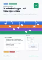 Vorschau - Stundenentwürfe - Wiederholungszeichen: Doppelstunde Musik - Deckblatt