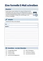 Vorschau - Arbeitsblätter - Geschäftsbrief DIN 5008, formelle E-Mail - Deutsch Berufsschule, Übersicht + Aufgaben - Seite 3