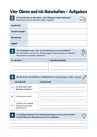 Vorschau - Arbeitsblätter - Vier-Ohren-Modell, Watzlawick, Ich-Botschaften - Deutsch Berufsschule, Aufgaben - Seite 2