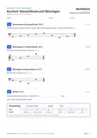 Vorschau - Test - Kurztest Bassschlüssel & Oktavlagen - Seite 1