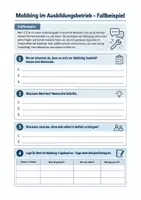 Vorschau - Arbeitsblätter - Konflikte lösen, Feedback, Mobbing am Arbeitsplatz - Deutsch Berufsschule, Aufgaben - Seite 3