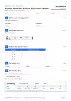 Vorschau - Test - Kurztest Vorzeichen, Halb- und Ganzton - Seite 1