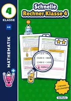 Vorschau - Arbeitsblätter - Mathematik für schnelle Rechner Klasse 4 | Sachaufgaben und Platzhalter | mit Lösungen - Deckblatt