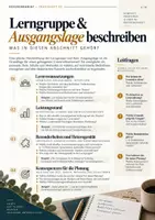 Vorschau - Unterrichtsreihen - Schriftlichen Unterrichtsentwurf erstellen – Referendariat | Aufbau, Sachanalyse, Lernziele, Verlaufsplan & Formulierungshilfen - Seite 3