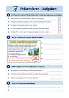 Vorschau - Arbeitsblätter - Präsentieren, Visualisieren, Lampenfieber - Deutsch Berufsschule, Aufgaben + Planungsbogen - Seite 2