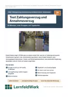 Vorschau - Stundenentwürfe - Zahlungsverzug Mahnung WiSo Sparpaket - Seite 1