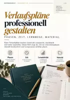 Vorschau - Unterrichtsreihen - Verlaufsplan professionell gestalten – Referendariat | Unterrichtsphasen, Zeitplanung, Methoden & Formulierungshilfen - Deckblatt