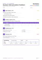 Vorschau - Test - Kurztest Moll-Tonleitern mit Lösung - Seite 1