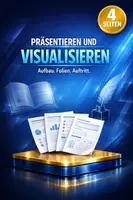 Vorschau - Arbeitsblätter - Präsentieren, Visualisieren, Lampenfieber - Deutsch Berufsschule, Aufgaben + Planungsbogen - Deckblatt