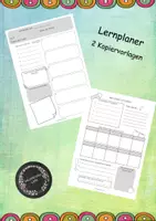 Vorschau - Arbeitsblätter - Lernplaner zur Strukturierung von Lerninhalten - Deckblatt