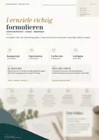 Vorschau - Unterrichtsreihen - Lernziele richtig formulieren – Referendariat | Kompetenzorientierte Lernziele, Operatoren, Beispiele & Vorlagen - Deckblatt