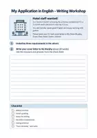 Vorschau - Arbeitsblätter - Bewerbung auf Englisch, CV, Cover Letter (englischsprachig) - Englisch Berufsschule - Seite 3