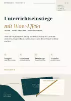 Vorschau - Unterrichtsreihen - 30 kreative Unterrichtseinstiege mit Wow-Effekt – Referendariat | Aktivierende Methoden, Unterrichtsideen & Praxistipps - Deckblatt