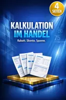 Vorschau - Arbeitsblätter - Kalkulation, Rabatt, Skonto, Handelsspanne - Mathematik Berufsschule, Aufgaben - Deckblatt