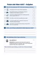 Vorschau - Arbeitsblätter - Social Media, Fake News, digitaler Fußabdruck - Deutsch Berufsschule, Aufgaben + Fälle - Seite 2