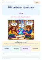 Vorschau - Unterrichtsreihen - Deutsch 6. Klasse Mit anderen sprechen - Deckblatt