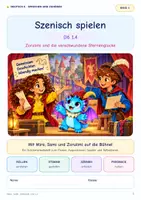Vorschau - Unterrichtsreihen - Materialpaket Deutsch 6. Klasse, 4 Lernbereiche „Sprechen und Zuhören“ 🎭👂🗣️ - Seite 1