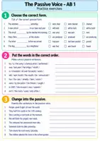 Vorschau - Arbeitsblätter - The Passive Voice – Merkblatt & Übungsblatt - Seite 2