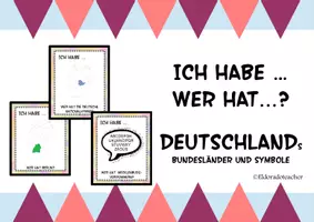 Vorschau - Spiele - Ich habe - wer hat - Bundesländer Deutschland - Deckblatt