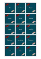 Vorschau - Spiele - Pairs Game - 100 Irregular Verbs - WabiSabiTeacher - Seite 3