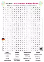 Vorschau - Arbeitsblätter - Suchsel Deutschlands Bundesländer (2-fach differenziert) - Seite 2