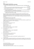 Vorschau - Klassenarbeiten - Englisch-Klausur Q1/Q2: Fitzgerald, The Great Gatsby + EWH - Seite 2