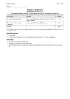 Vorschau - Klassenarbeiten - Englisch-Klausur Q1/Q2: Gig Economy in Africa + EWH - Deckblatt