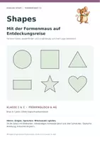 Vorschau - Arbeitsblätter - Shapes – Mit der Formenmaus Englisch entdecken | Formenkarten & Hörsuchraster | Klasse 1–2 - Deckblatt
