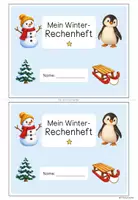 Vorschau - Arbeitsblätter - Winter Mathe Klasse 1–4 | Miniheft Bundle | 12 Rechenhefte differenziert | mit Lösungen - Seite 3