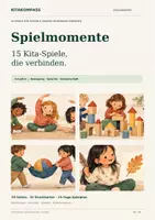 Vorschau - Spiele - Spielmomente – 15 Kita-Spiele, die verbinden | Bewegung, Sprache & Gemeinschaft - Deckblatt