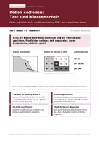 Vorschau - Test - Test Informatik Raster, Vektor, RLE Klassenarbeit Kl. 7/8 - Deckblatt