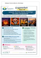 Vorschau - Arbeitsblätter - Halloween, Día de los Muertos und Allerheiligen – Differenzierte Gruppenarbeit Klasse 7/8 9/10 - Seite 2